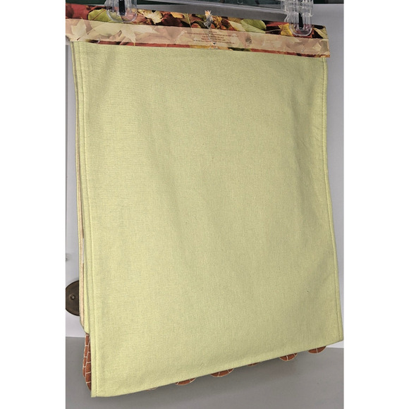 NEW Pumpkin Crow Table Runner Autumn Halloween Cotton w/ Felt Overlays 14 x 72" - Picture 3 of 4